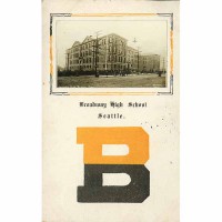 1914 Broadway High School, E. Broadway and E. Pine St