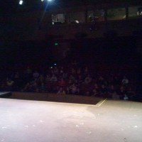 BPH Stage with open pit (towards house)